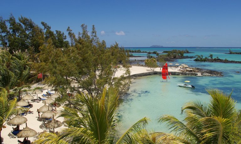 BA Aerial View Of The Beach